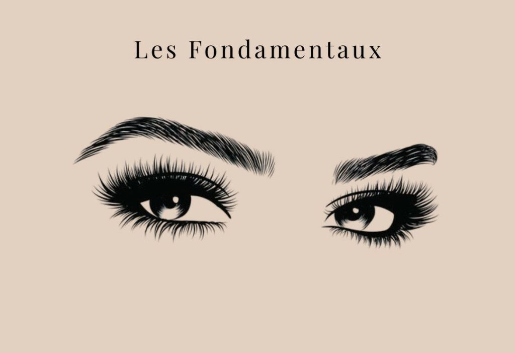 Base des maquillages yeux (formes et matières)
